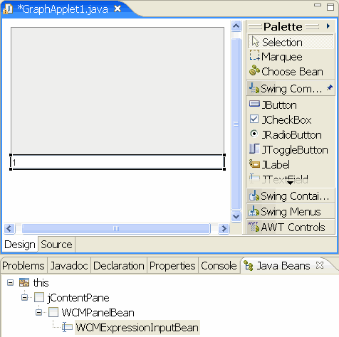 expression input bean